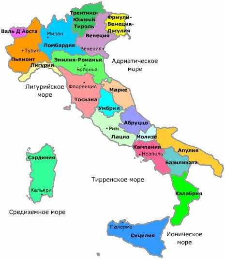 Диалекты итальянского языка