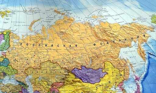 Российская Федерация на карте мира