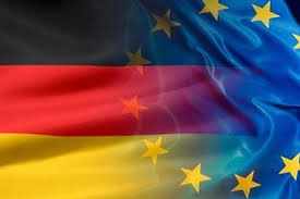 Флаг германии на фоне ЕС