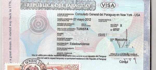 виза в Парагвай