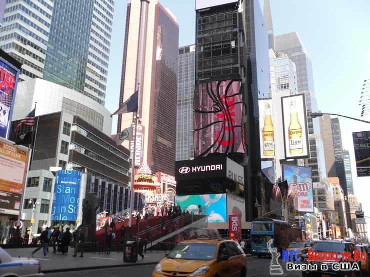 57. Фотоотчет Площадь Таймс Сквер в Нью-Йорке. Times Square New York - NYC-Brooklyn
