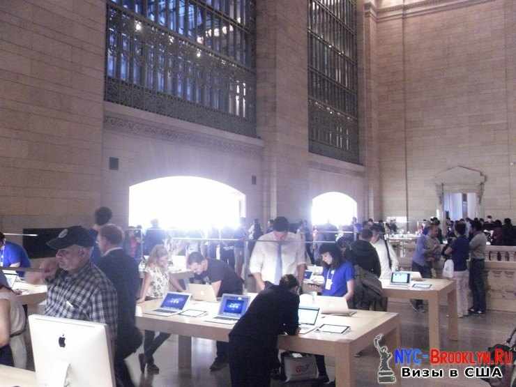 35. Магазин Apple Store в Нью-Йорке Grand Central - NYC-Brooklyn