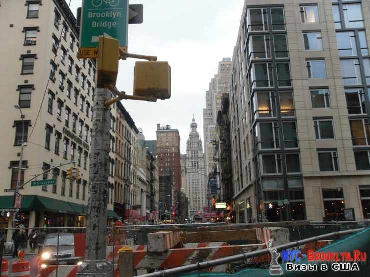 1. Прогулка в Даунтаун Манхэттена, Нью-Йорк, США. Downtown, Manhattan, New York, NY, USA - NYC-Brooklyn