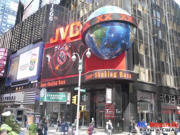 16. Фотоотчет Площадь Таймс Сквер в Нью-Йорке. Times Square New York - NYC-Brooklyn