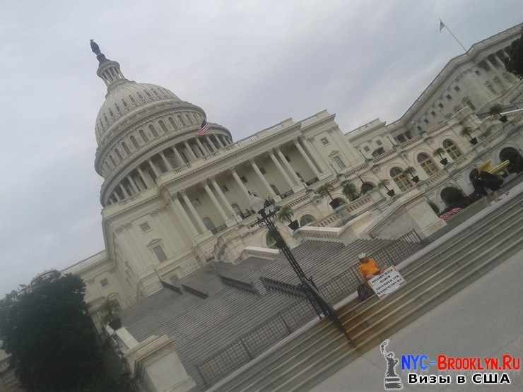 Капитолий, Вашингтон, осенью, в США, США, фото, фотография, снимок, картинка