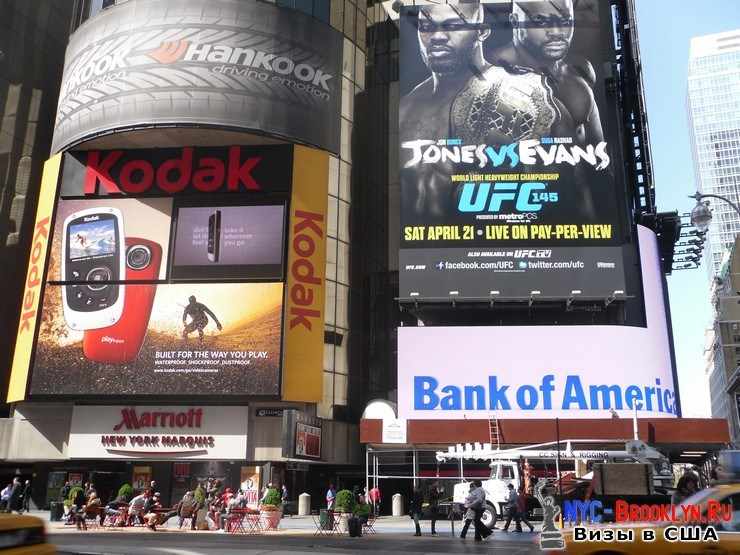 48. Фотоотчет Площадь Таймс Сквер в Нью-Йорке. Times Square New York - NYC-Brooklyn
