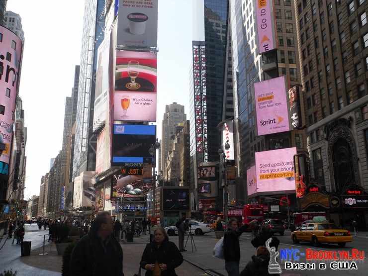 27. Фотоотчет Площадь Таймс Сквер в Нью-Йорке. Times Square New York - NYC-Brooklyn
