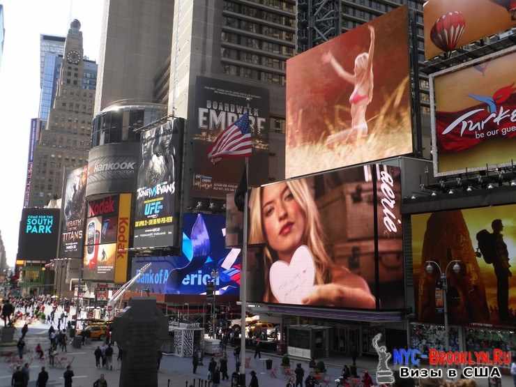 63. Фотоотчет Площадь Таймс Сквер в Нью-Йорке. Times Square New York - NYC-Brooklyn