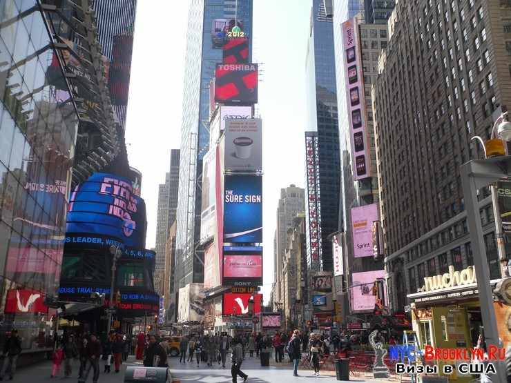36. Фотоотчет Площадь Таймс Сквер в Нью-Йорке. Times Square New York - NYC-Brooklyn
