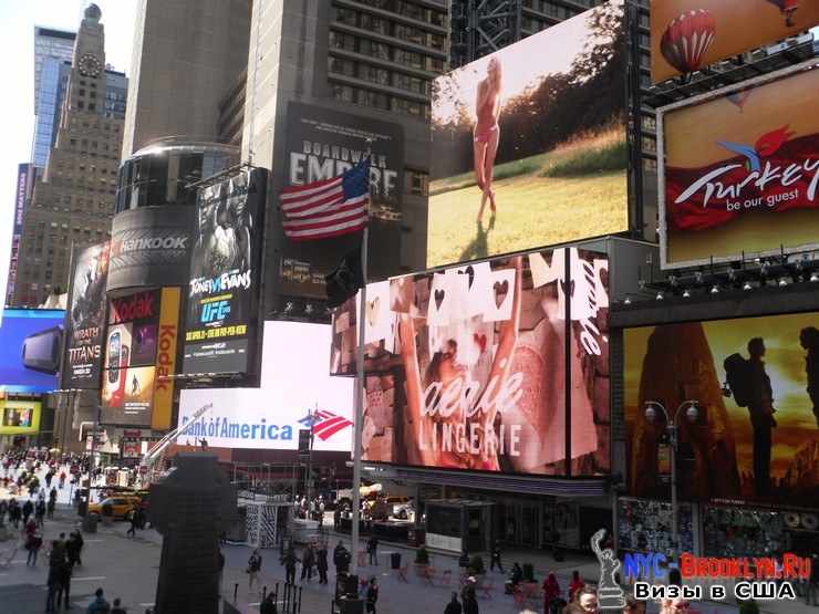 62. Фотоотчет Площадь Таймс Сквер в Нью-Йорке. Times Square New York - NYC-Brooklyn