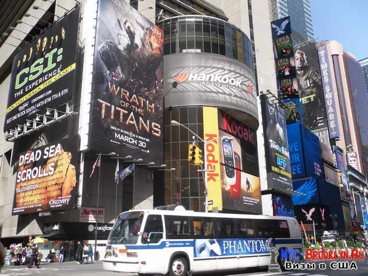 37. Фотоотчет Площадь Таймс Сквер в Нью-Йорке. Times Square New York - NYC-Brooklyn