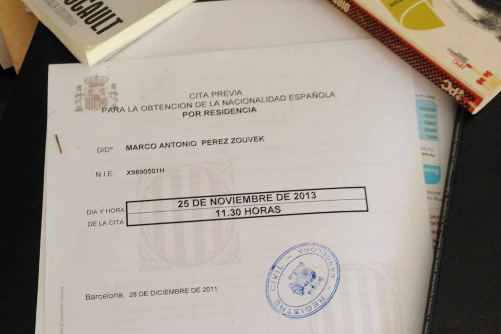 Документы для испанского гражданства