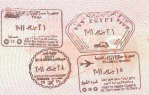 Синайский штамп - бесплатная виза в Египет