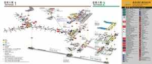 Схема аэропорта Гонконга (все картинки на данном сайте можно увеличить: кликните для увеличения картинки).