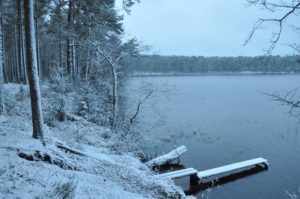 отдых на озере Селигер зимой