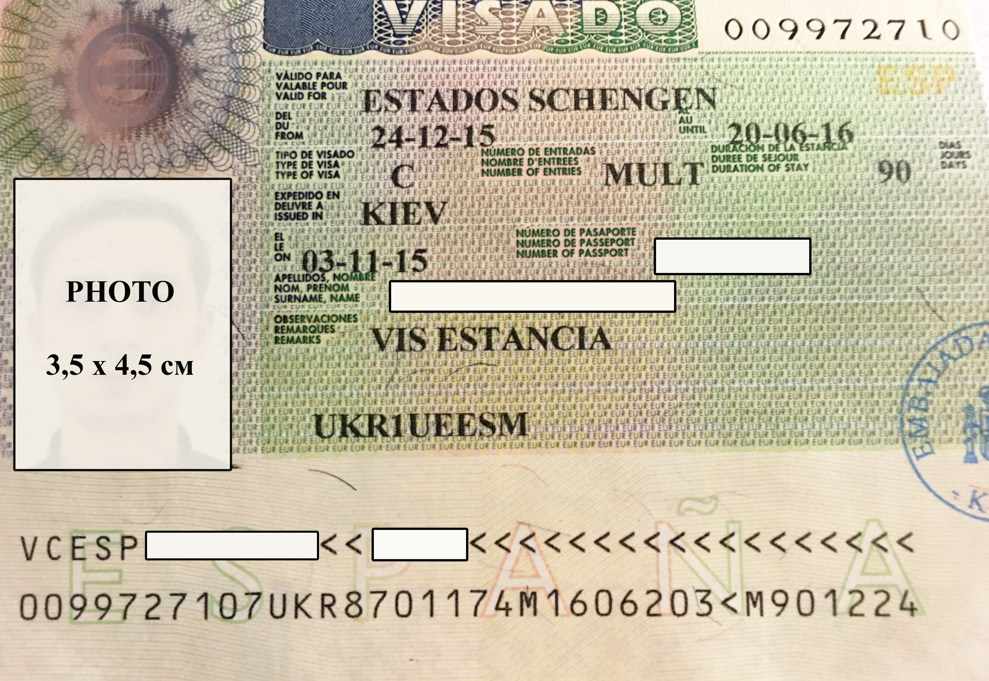 Шенгенская виза в Испанию.