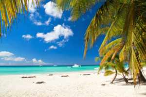 На кубинских пляжах белоснежный песок