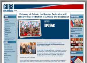 Сайт посольства Кубы в РФ http://www.cubadiplomatica.cu/rusia/EN/Home.aspx