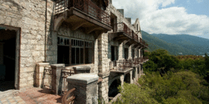 Крепость Абаата в Гаграх, Абхазия