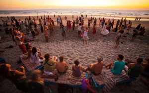новогодняя пляжная дискотека в Гоа