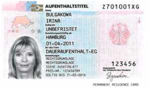 Немецкий электронный вид на жительство (der elektronische Aufenthaltstitel), выдается с 2011 года