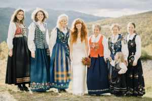 Традиционная норвежская свадьба
