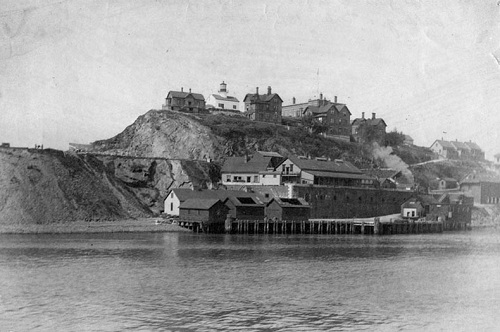 постройки на острове 1895 год